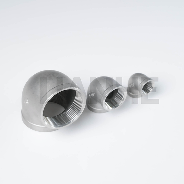 Cotovelo de rosca de aço inoxidável Classe150 90DEG