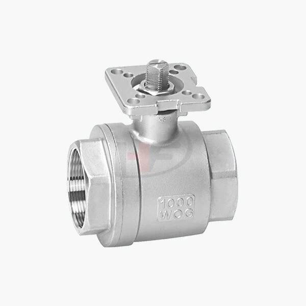 Válvula de esfera de rosca SS 2 unidades com atuador
