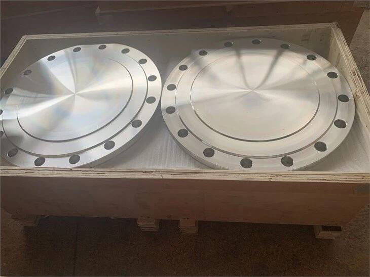 Flange cego de aço inoxidável