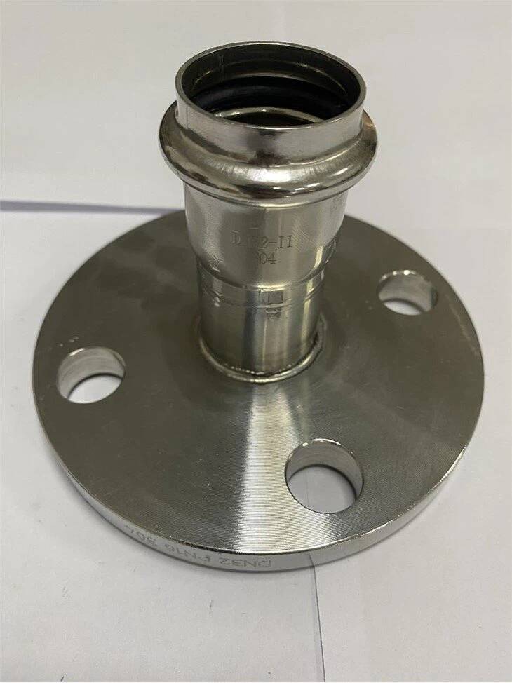 Adaptador de flange de prensa de aço inoxidável