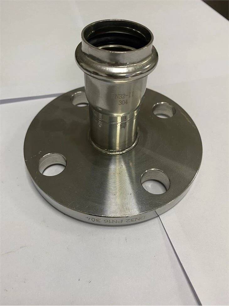 Adaptador de flange de prensa de aço inoxidável