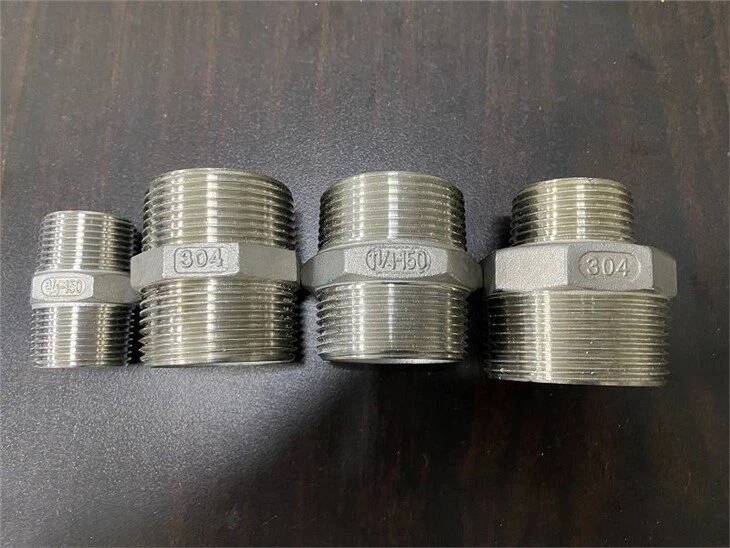 Bico sextavado de rosca de aço inoxidável